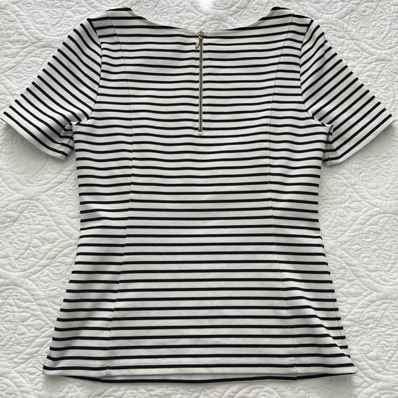 Banana Republic Black and White Striped Top - Picture 6 of 9